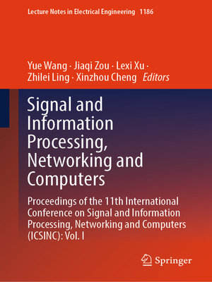 cover image of Signal and Information Processing, Networking and Computers